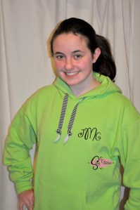 Monogrammed Ribbon Hoodie 1